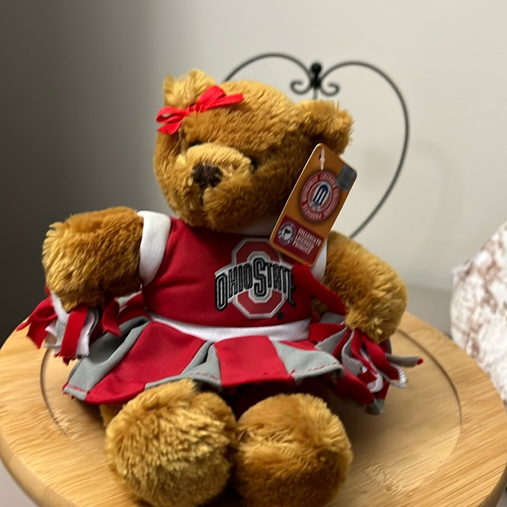 NWT Ohio State University cheerleader bear